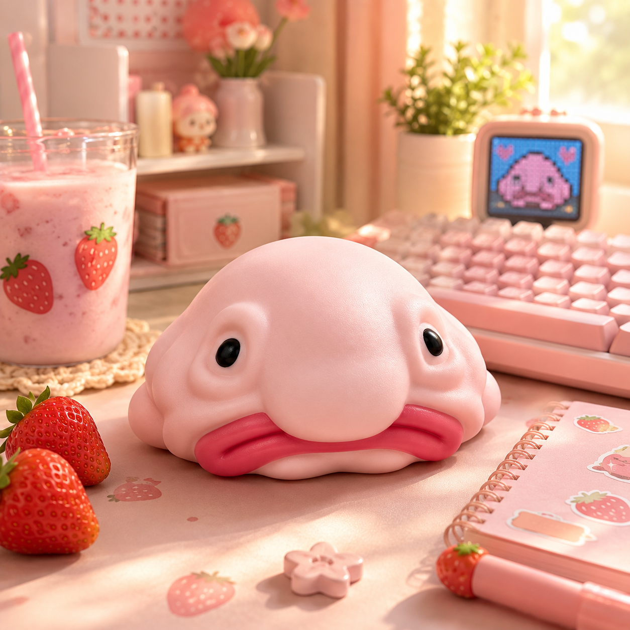 🐟🍓 Blobfish — Strawberry Edition [Mido]