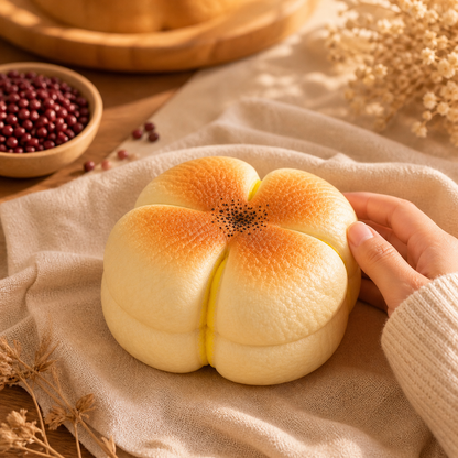 🍞 Four Leaf Bun — Red Bean & Brown Sugar Blend