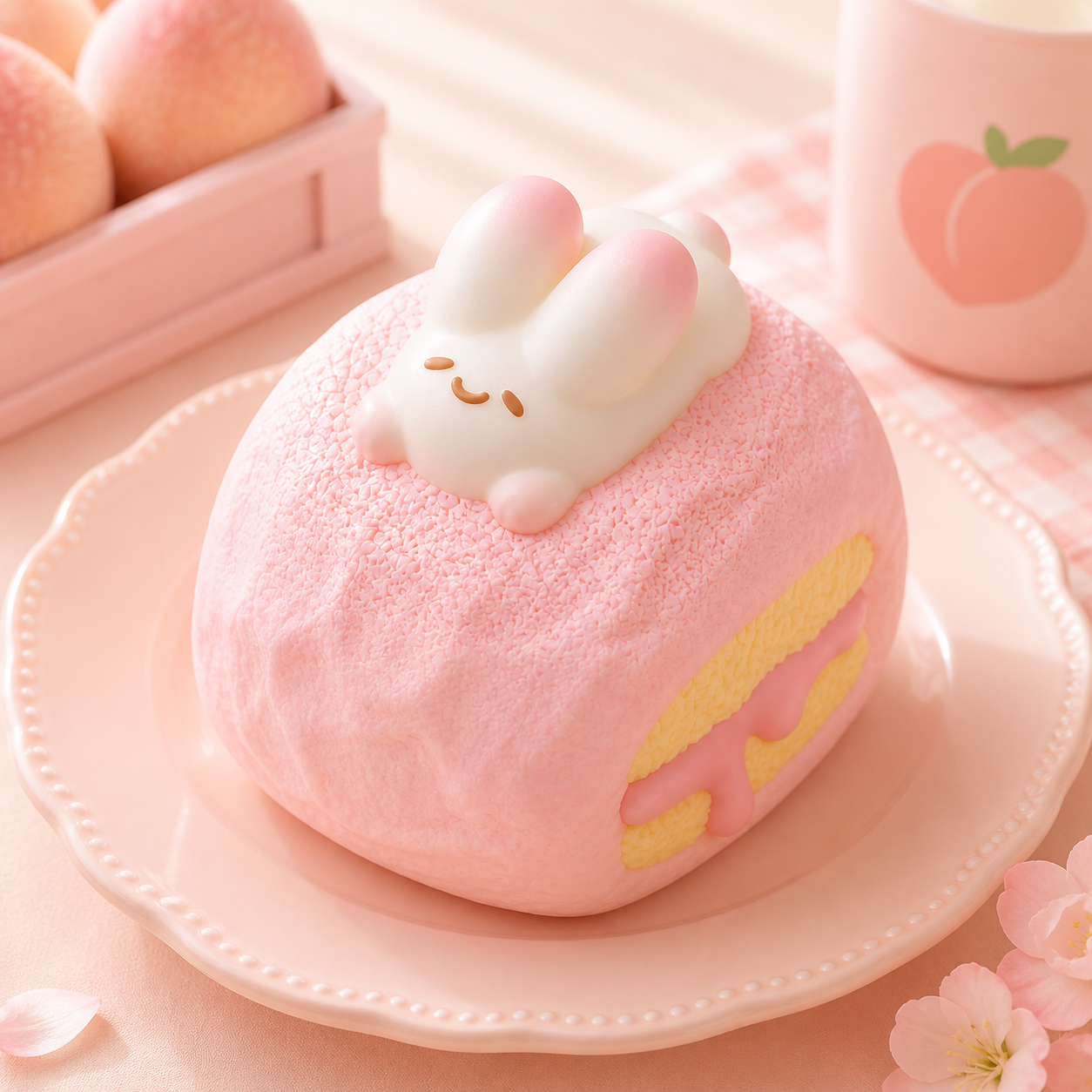 🐰🍰 Bunny Cream Puff — Sweet Bakery Edition [smilegogo]