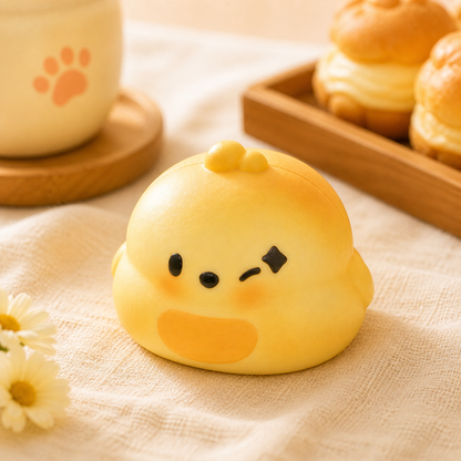 🐥🍮 Chick Profiterole — Custard Cream Edition [smilegogo]