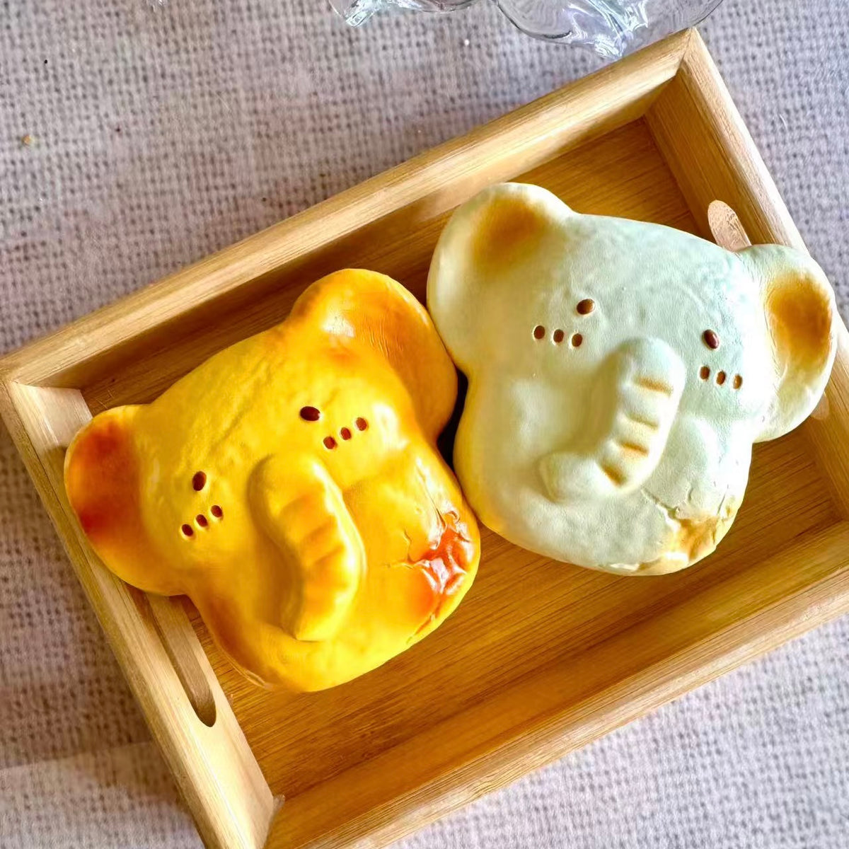 🐘 Grilled Elephant Mochi (2 colors) [Sweetbuns]