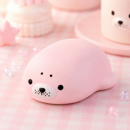 🦭🥛 Lie Down Seal — Strawberry Milk Edition [Mido]