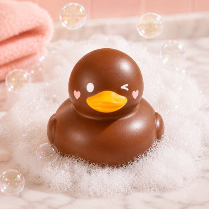 🛁🦆 Bubble Duckie — Banana & Chocolate Edition [Kira Squishy]