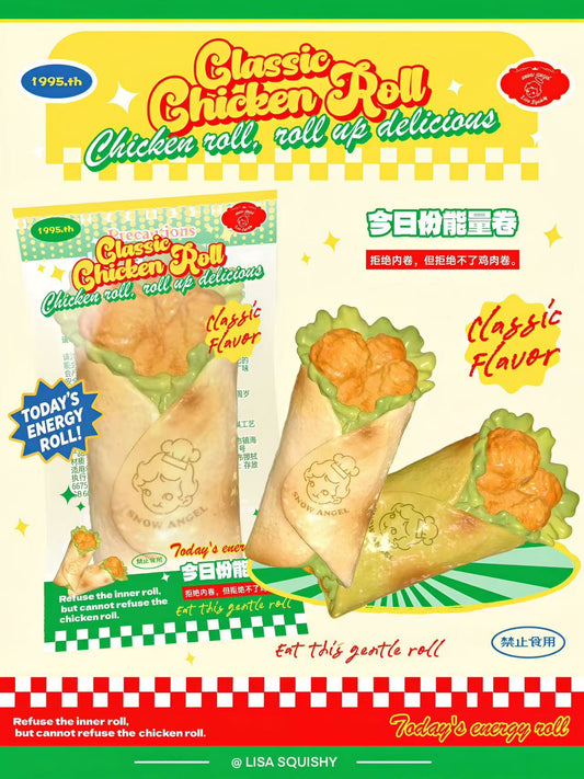 🍗🌯 Classic Chicken Roll [Lisa Squishy]