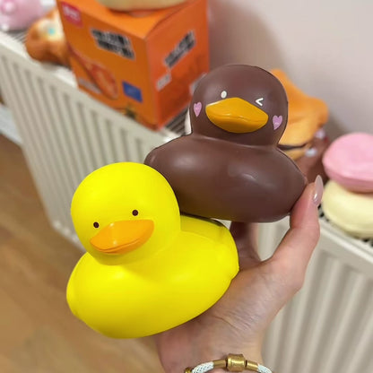 🛁🦆 Bubble Duckie — Banana & Chocolate Edition [Kira Squishy]